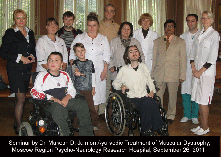 Ayurvedic Seminar in Moscow Children Hospital, Russia Russian Specialist interest in Ayurvedic treatment of Neuro-muscular ailments.